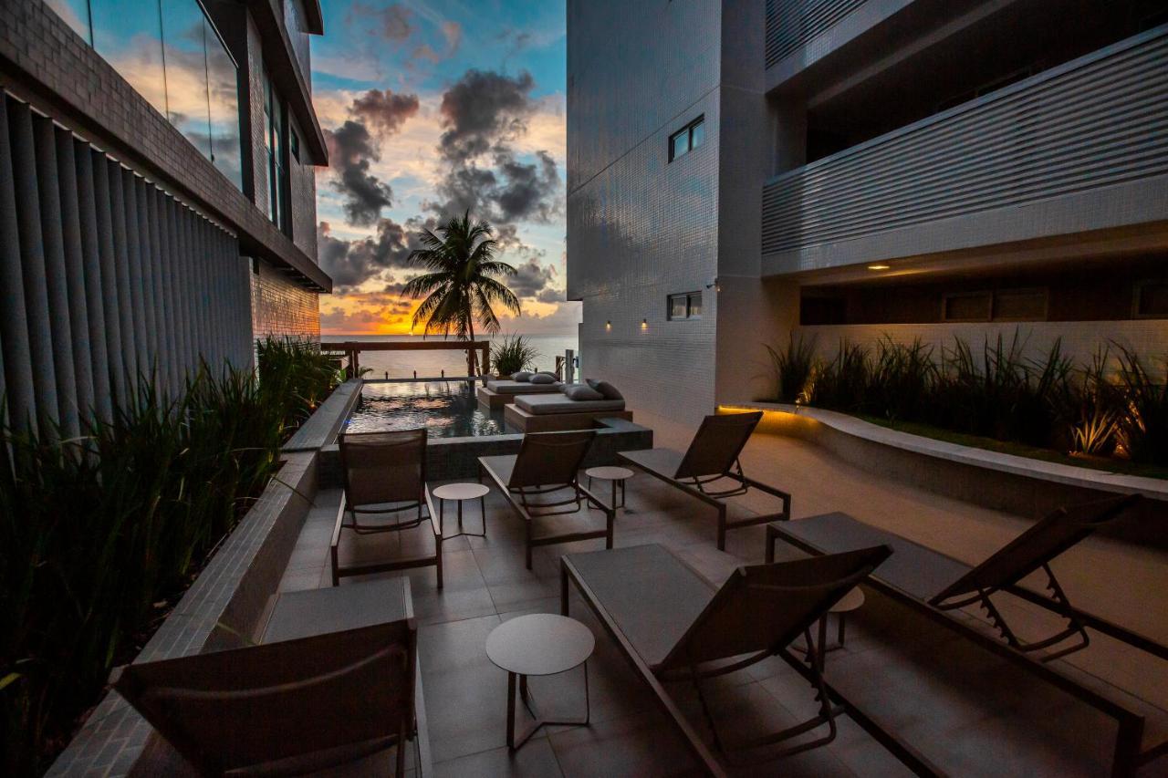 Apartamento Com Jacuzzi Na Beira Mar De Joao Pessoa No Branco Haus ภายนอก รูปภาพ
