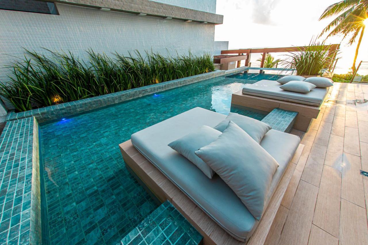 Apartamento Com Jacuzzi Na Beira Mar De Joao Pessoa No Branco Haus ภายนอก รูปภาพ